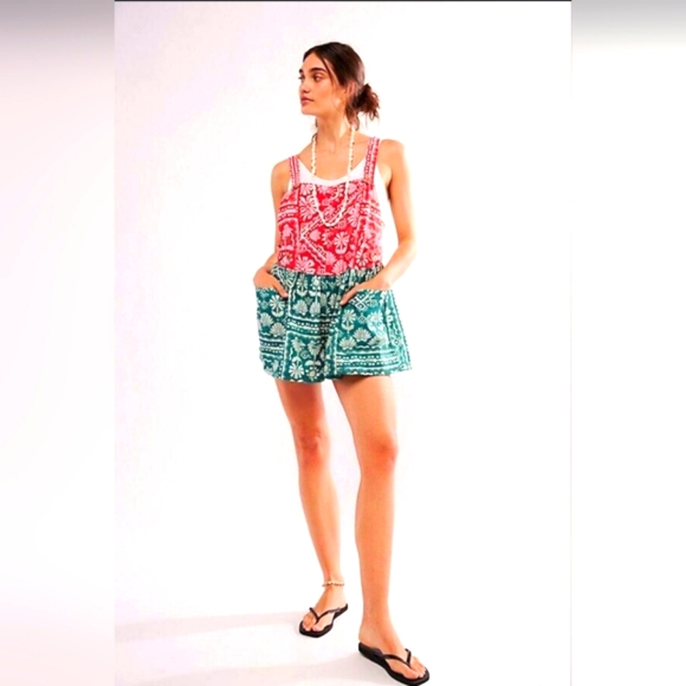Palm Bay Printed Shortalls
